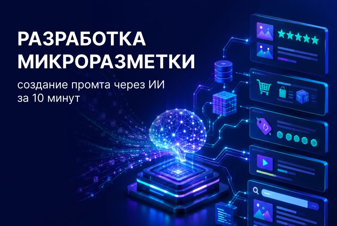 Создание промта для разработки микроразметки через ИИ за 10 минут