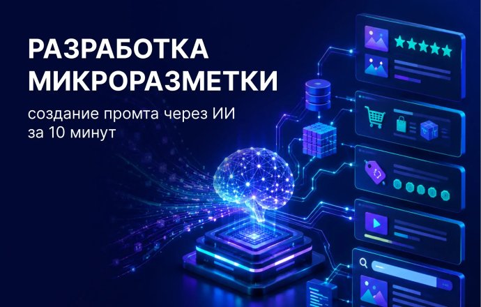 Создание промта для разработки микроразметки через ИИ за 10 минут